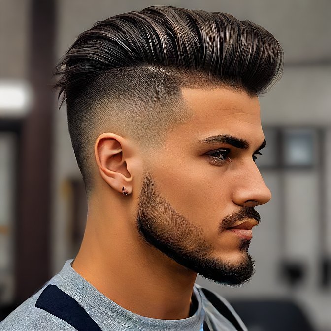 Taper Fade Mullet