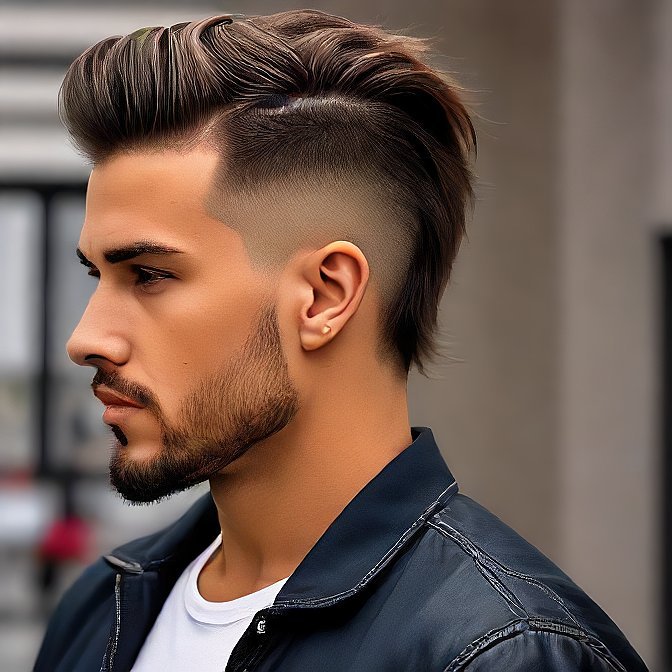 Taper Fade Mullet