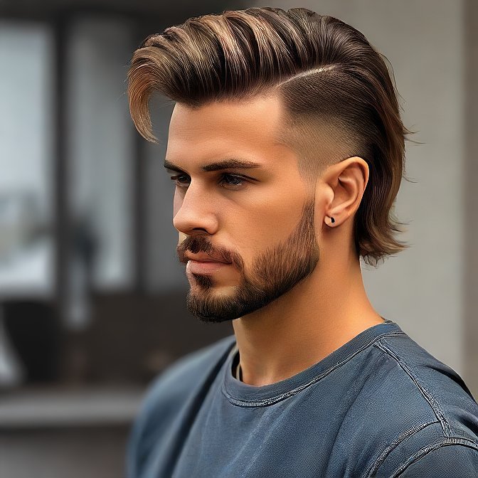 Taper Fade Mullet