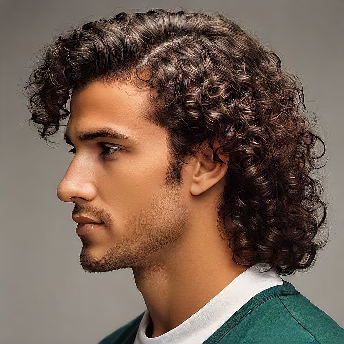 Curly Mullet