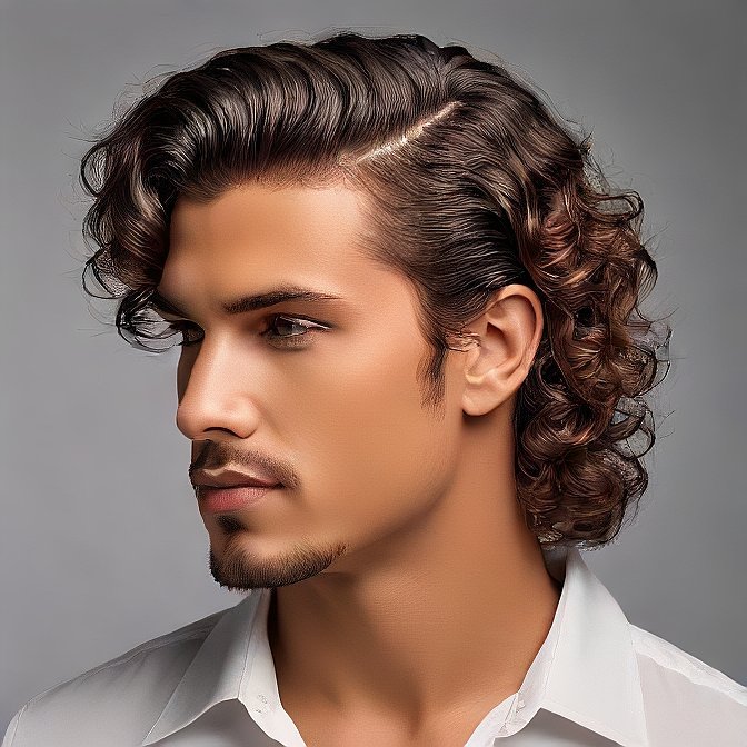 Curly Mullet