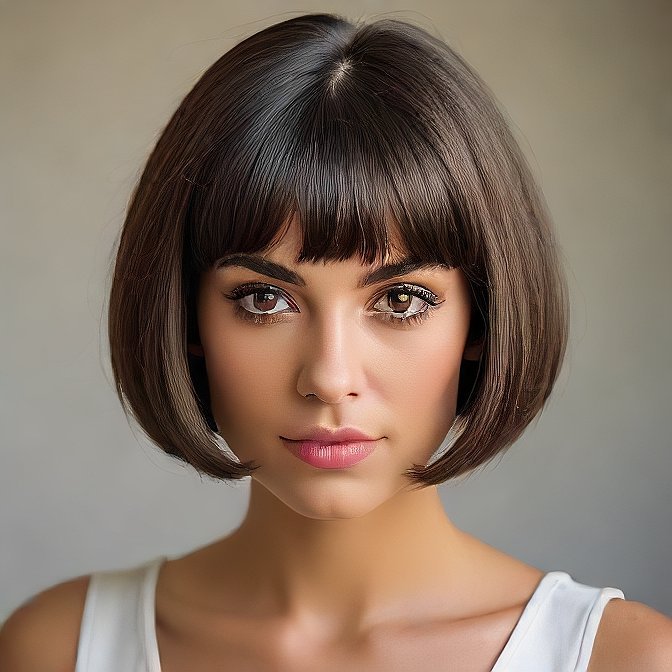 short hairstyle
