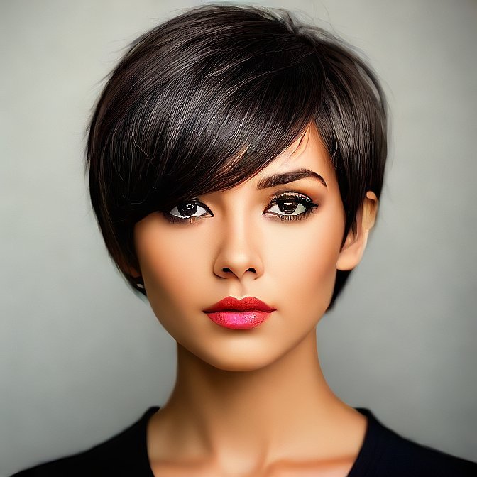 short hairstyle