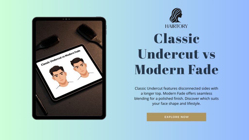Classic Undercut vs Modern Fade: The Ultimate Style guide you need to know